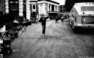 Chris during his first week directing-Back Lot, Warner Brothers Studio-Burbank, California-2017