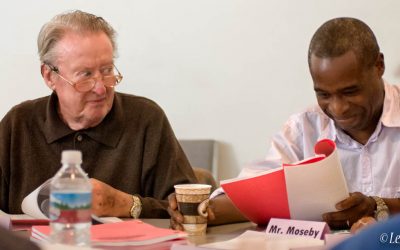 Tom Poston and Phill Lewis-Hollywood Center Studios-Hollywood, California-2006